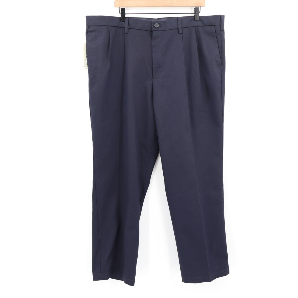 Dockers Men’s Signature Khaki Classic Fit Lux Cotton Stretch Navy Sz 42X30 NEW